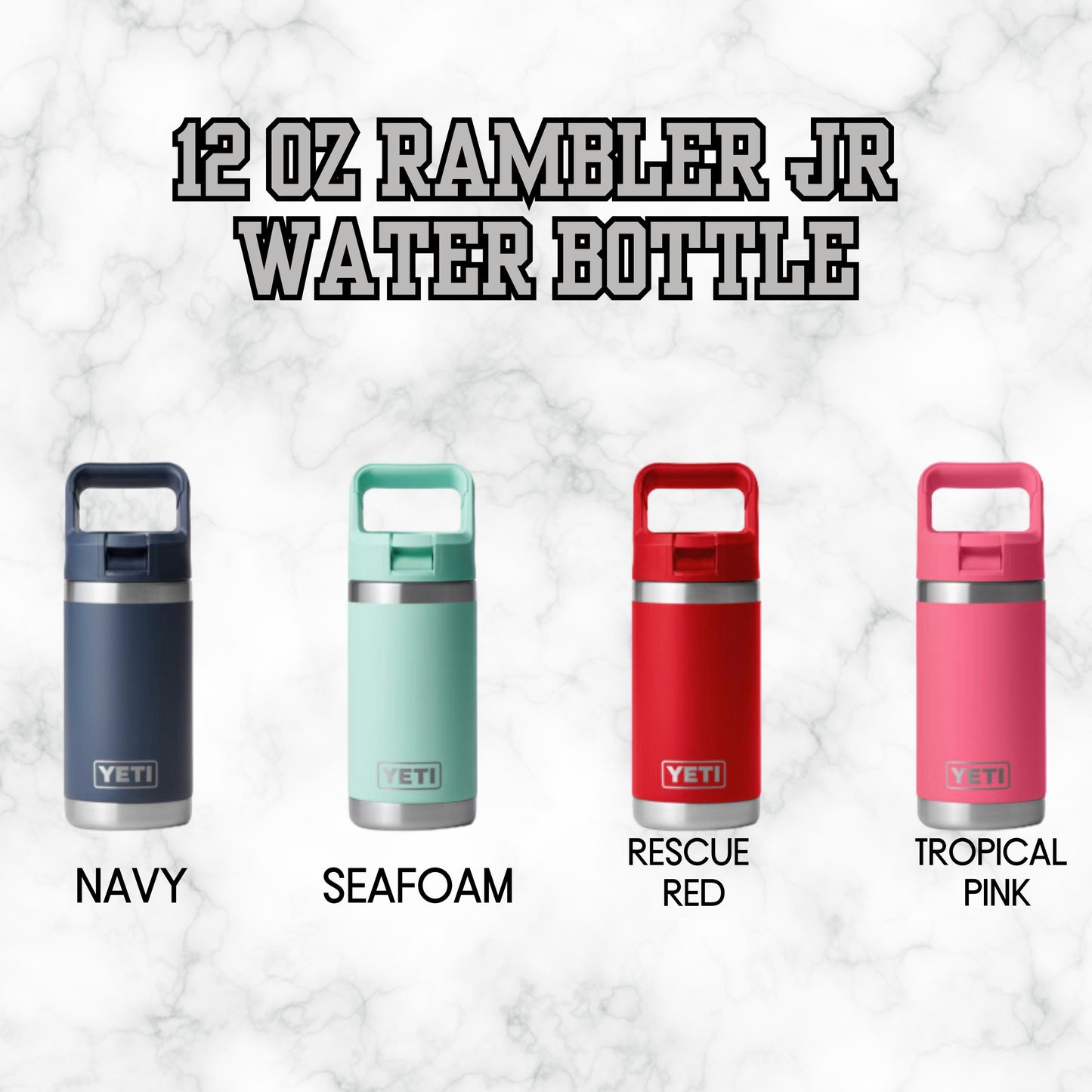 Custom Engraved Yeti Personalized Yeti Rambler Custom Kids Yeti 12oz 18oz Cruise Mug Toddler Tumbler Rambler Junior Yeti Junior