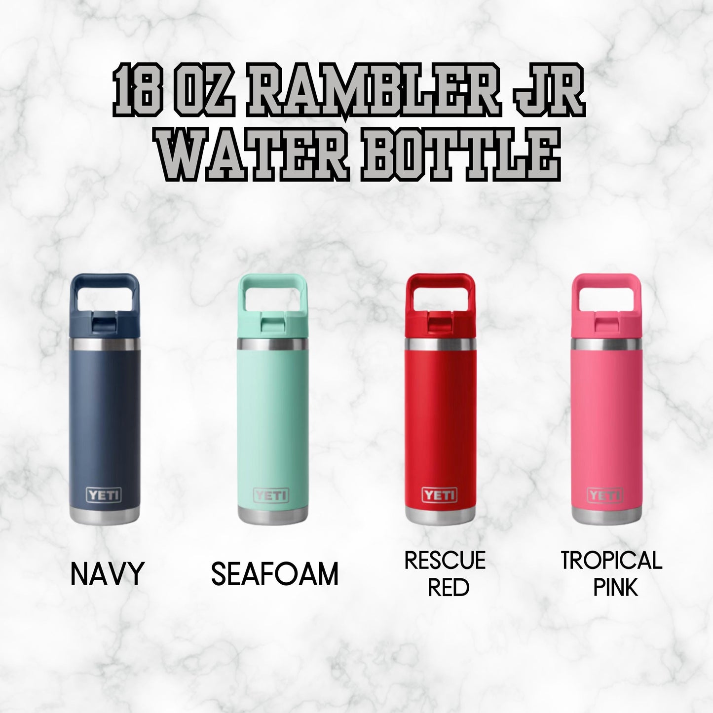 Custom Engraved Yeti Personalized Yeti Rambler Custom Kids Yeti 12oz 18oz Cruise Mug Toddler Tumbler Rambler Junior Yeti Junior
