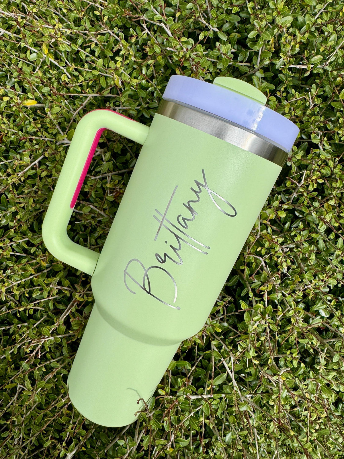 Personalized 40oz Tumbler, Laser Engraved Insulated Cup, Bridesmaid Gift