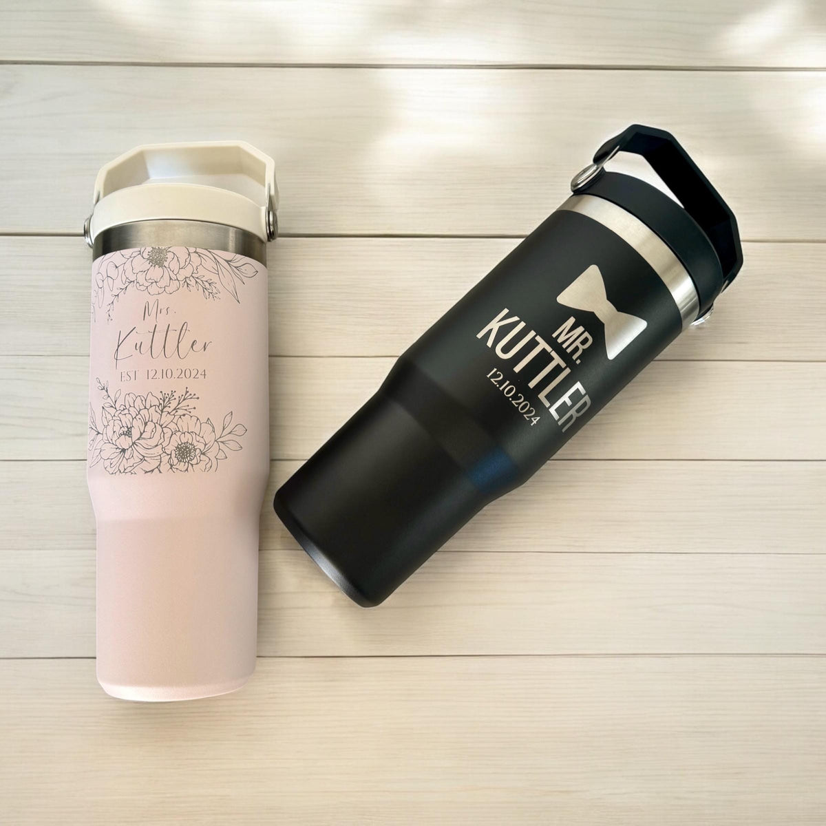 Engraved Stanley Wedding Tumbler, Personalized Gift