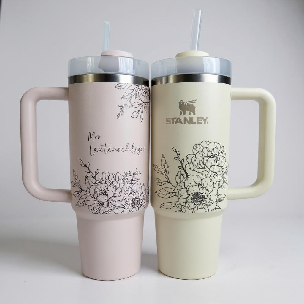 Engraved Stanley Wedding Tumbler, Personalized Gift