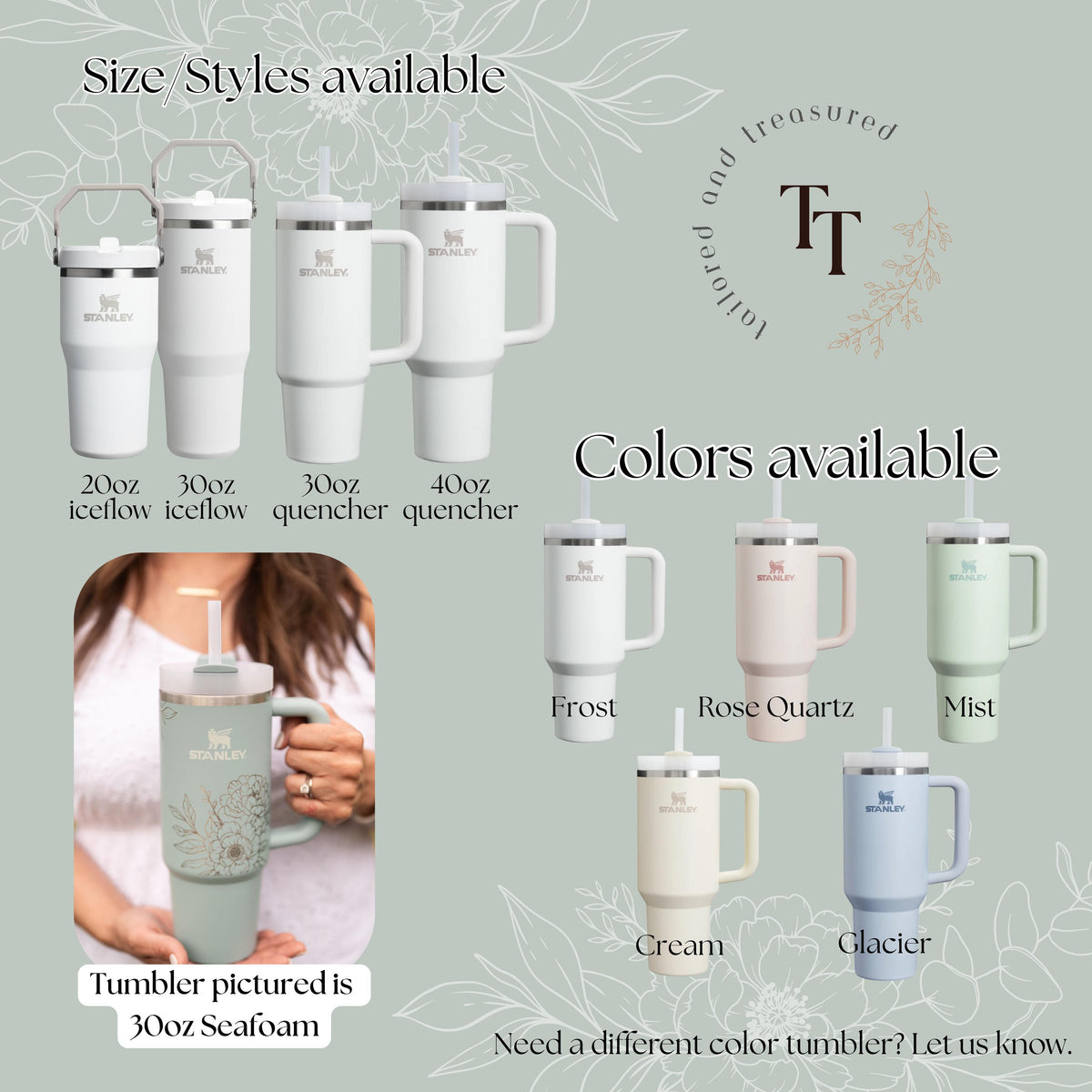 Engraved Stanley Wedding Tumbler, Personalized Gift
