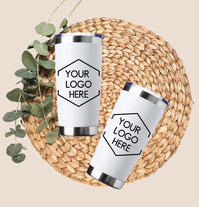 Personalized Custom Engraved 20oz Tumbler | Business Logo Name Mug (SVG)